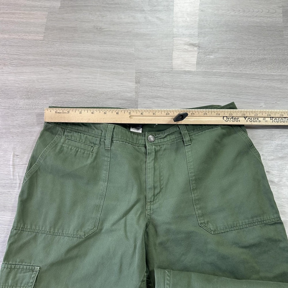 Patagonia Pants Womens 10 Green Cargo Organic Cotton Twill Relaxed Casual - Picture 7 of 13